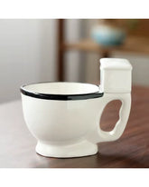 Ceramic Toilet Mug - Unique Bunny